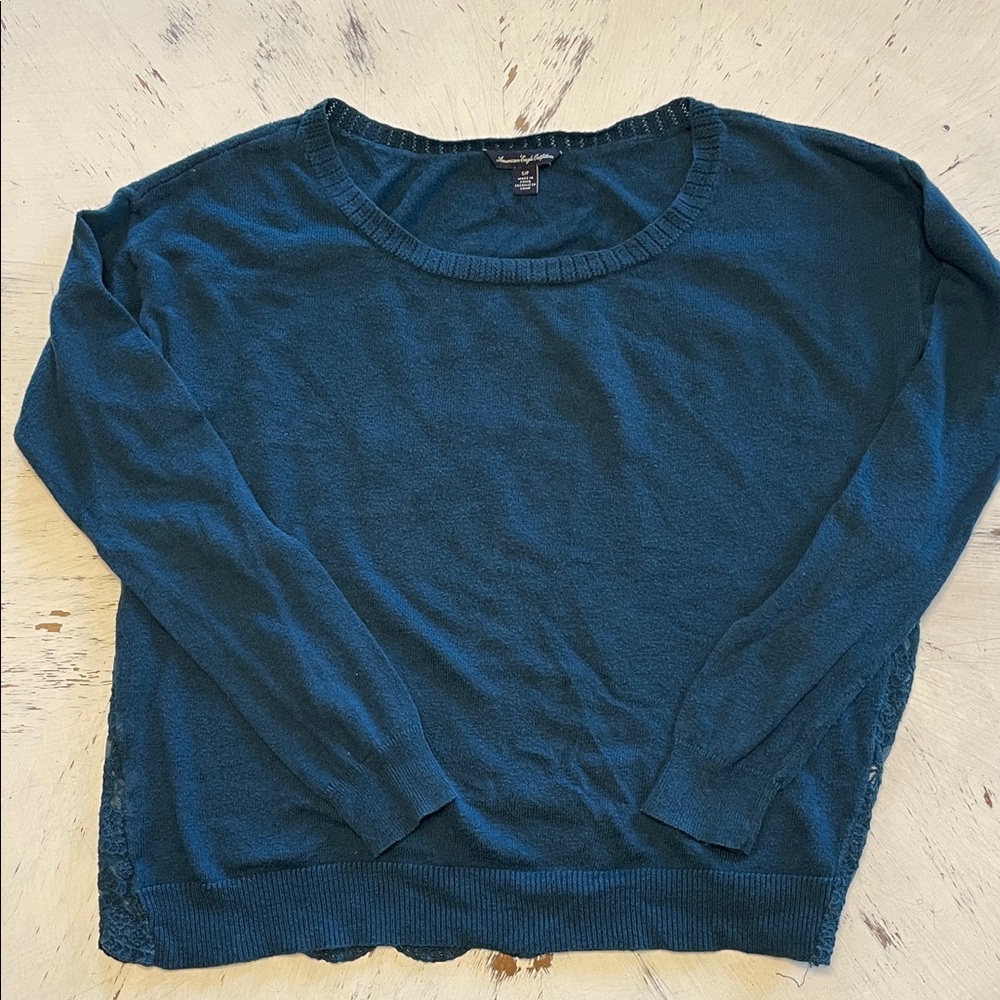 Vintage American Eagle Outfitters Lace Back Sweater